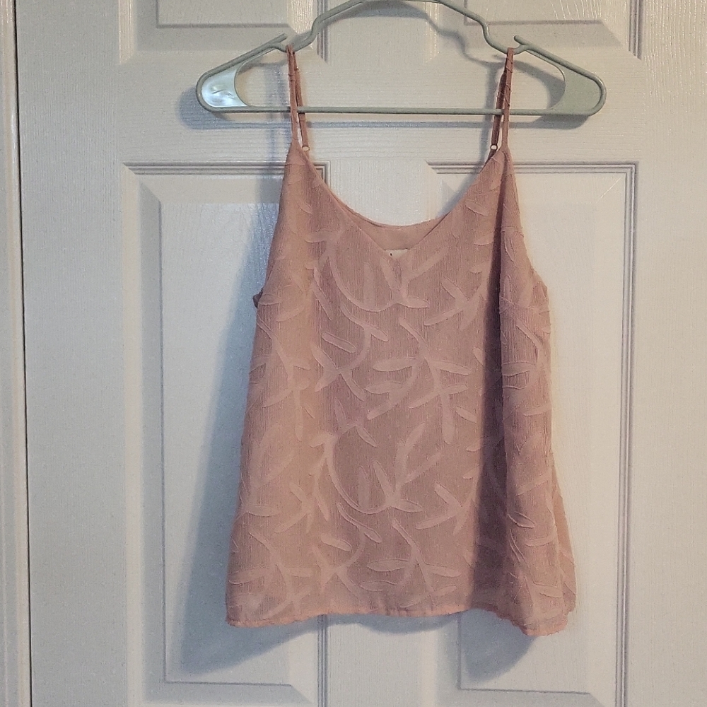 Dusty pink v-neck cami